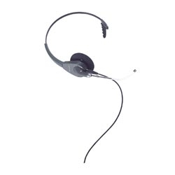 Encore monaural headset top with noise-canceling microphone