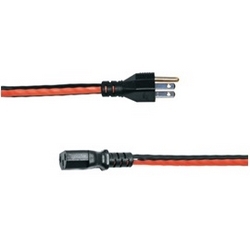 IEC Power Cord, 48", 20 pc, Red Stripe