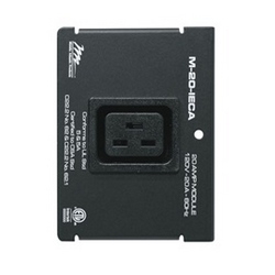 MPR Module, 20 A, Duplex, 1-Gang IEC