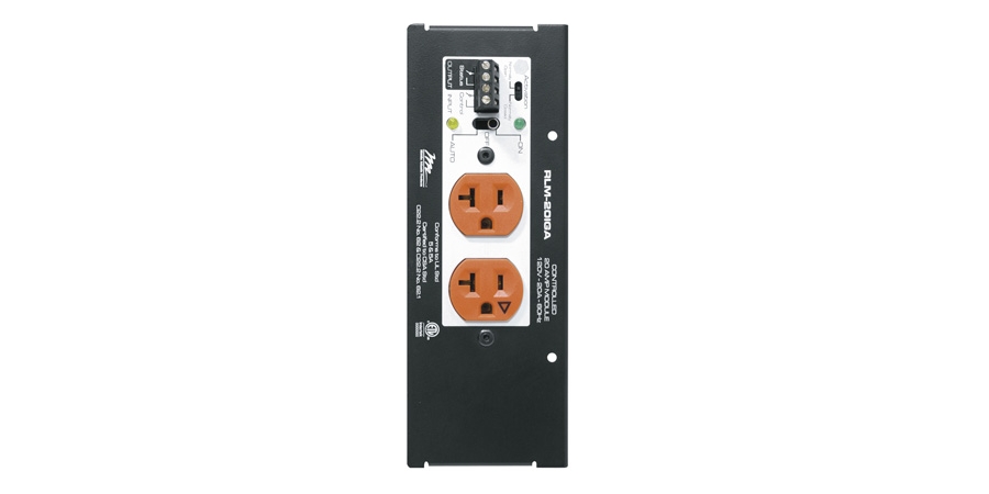 ISO Control MPR Module, Steel, Black, 8 in. L, Middle Atlantic MPR ...