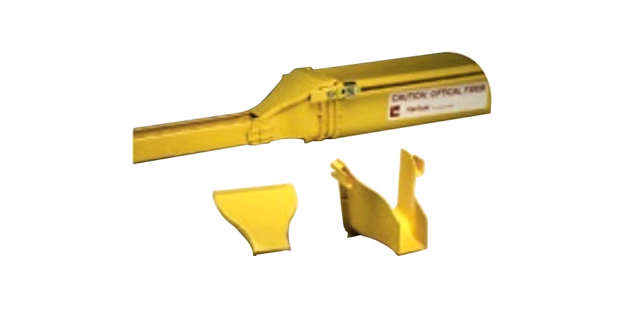 FiberGuide MDSA Straight Reducer, Engineering Thermoplastic, Yellow