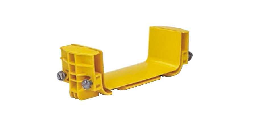 Non-Toolless Junction Kit, Engineering Thermoplastic, Horizontal, Yellow