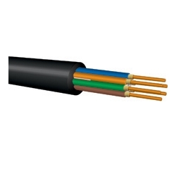 6 Fiber 62.5/125 m OM1 Indoor/Outdoor Breakout Riser 900 m non Armored round PVC Black Fiber Optic Cable
