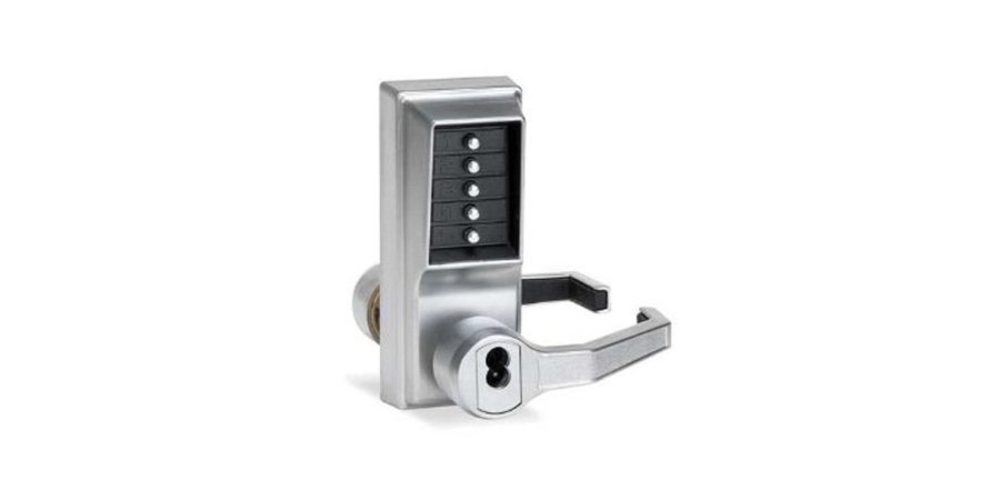 Mechanical Pushbutton Lock, ANSI: Grade 1, Function: Storeroom Lock ...