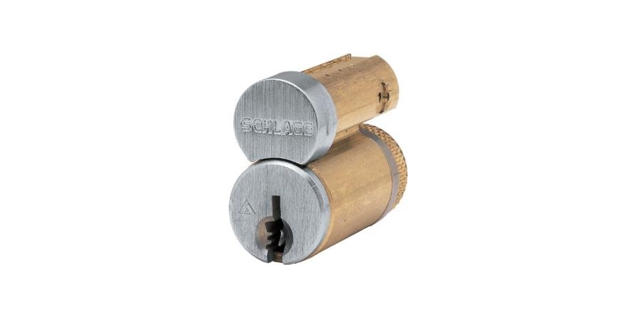 Door Lock Cylinder, 6 Pin Length, Full Size Format Interchangeable Core ...