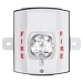 Strobe, High-candela, Outdoor, Wall Mount, with Backbox, White
