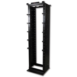 Rs Rack System, 7 ft.x19 in.x14.5 in. Aluminum, Black