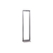 Standard Two-Post Relay Rack, 45 RMU, 19" W x 7’ H x 3" D, Black, Top Angle, UL Listed