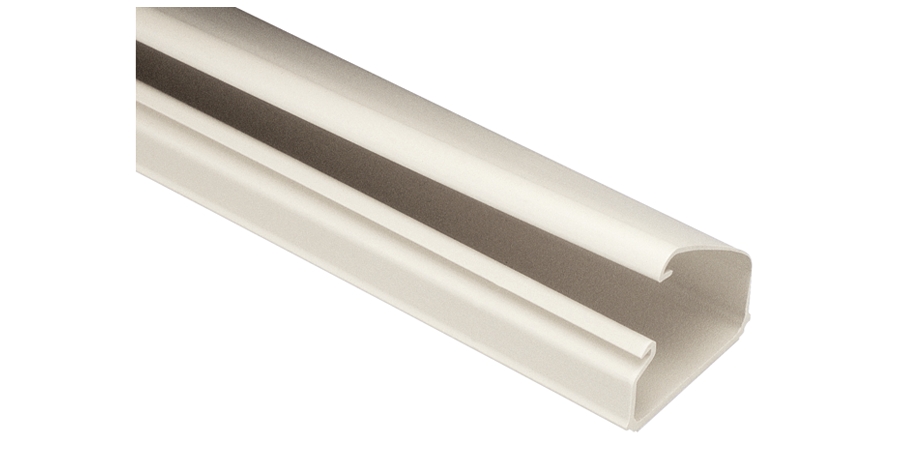 Raceway, 1-Piece Latching; 48V; Off White; 6 ft. Long