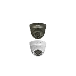 960H / 700 Line Out&quot;Eyeball&quot; Dome Camera, OSD, WDR, DNR, 2.8-12 mm, 90 ft. IR, IP66 - White