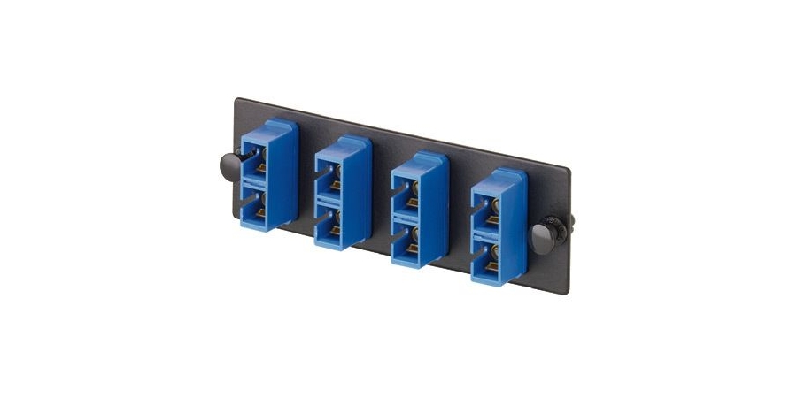Fiber Adapter Panel 3 SC Duplex Single-mode Adapters