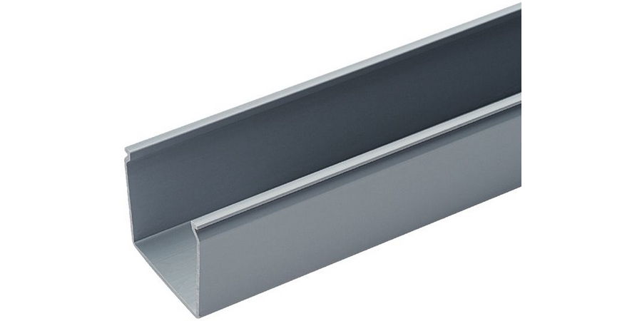 Duct, Wiring; PVC; Solid; Flush; No Mount; 4 x 3 in.; Lt Gray