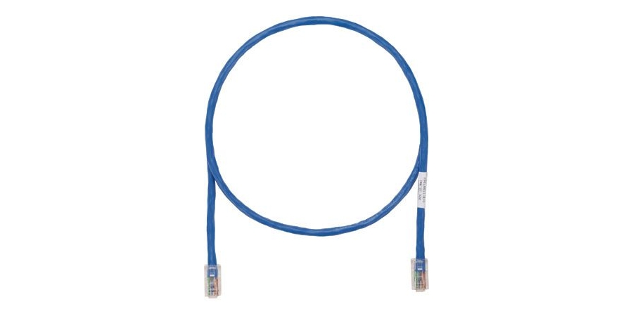 Patch Cord, Blue, Stranded, 24AWG, Length 4 ft.