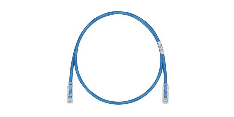 Patch Cord, Blue, 24 AWG, U/UTP - Unshielded Twisted Pair, Stranded ...