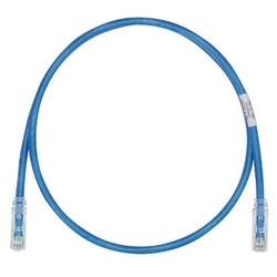 Cat 6 24 AWG UTP Copper Patch Cord 7 ft Blue