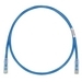 Cat 6 24 AWG UTP Copper Patch Cord 1 ft Blue