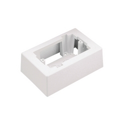 Caja de Pared Superficial Sencilla De Dos Piezas Uso Universal con Placas de Pared Color Blanco Mate JBP1EIW - PANDUIT