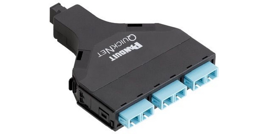 QuickNet MPO-SC Fiber Cassette OM3, 6 Fiber, Method A, Opt IL