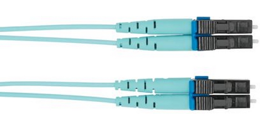 mSFP to mSFP, OM4, Duplex, Riser, 1.6mm jacketed cable, 2M