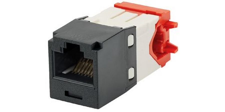 Mini-com Module, Cat 5e, UTP, 8 Pos 8 Wire, Universal, TG Style, Right ...