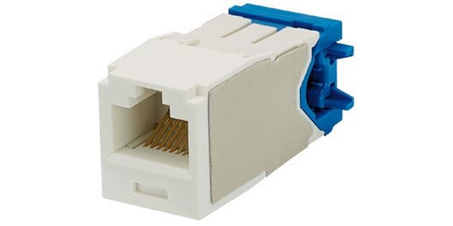 Mini-com Module, Cat 6A, UTP, 8 Pos 8 Wire, Universal, TG Style, Right ...