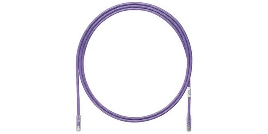 Category 6A, 10 Gs UTP patch cord with TX6A 10Gig Modular Plugs on each ...