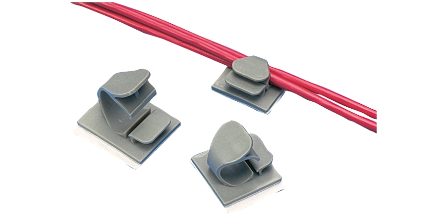 Latching Wire, Nylon, Natural, Adhesive, 0.5 in., 1 in. lg, 1.26 in. wd