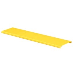FiberRunner Snap-On Hinged Cover 6x4 Yellow