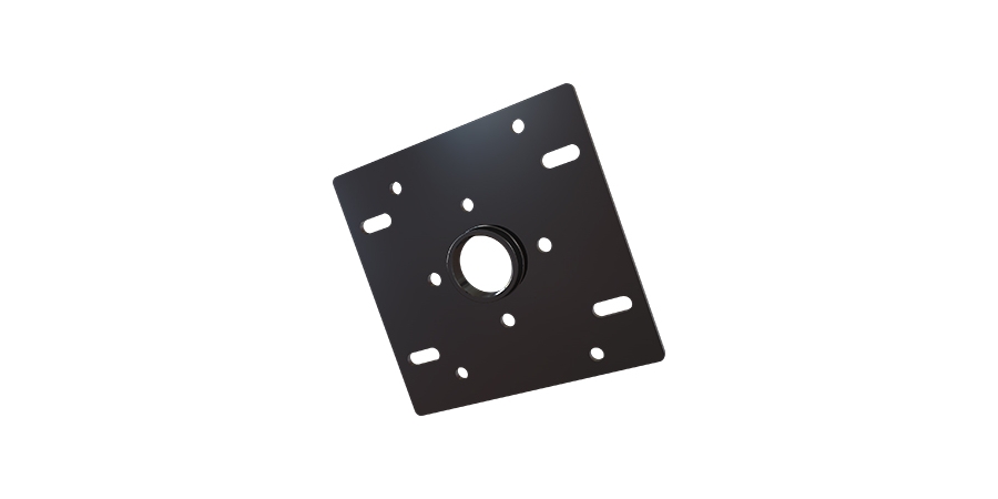 Ceiling Adapter, Ceiling-mount, Size 8 x 8 in., Black