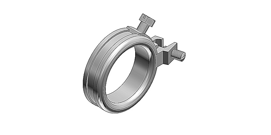 Conduit Grounding Bushing, Malleable Iron, Threadless Set-Screw, Trade ...