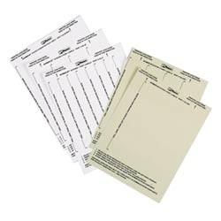 Laser, Comp Label, One Port, Non-Adhesive Polyester, .680&quot; W x .236&quot; H, White, 264 per sheet, 5 sheets