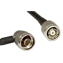 Cable Assembly, 240 Series, Right Angle N-Style Plug To RPTNC Plug, 5FT