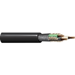 Multi-Conductor Cable, 3 Conductors, 14 AWG, 41x30 Strands, Bare Copper, EPDM Insulation, Rubber Jacket