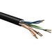 Cat 5e, 4 Pairs, 24 AWG, Twisted Pair, 7x32 Strands, Bare Copper, Polyolefin Insulation, PVC Jacket