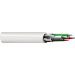 Multi-Conductor Cable, 4 Conductors, 18 AWG, 19x30 Strands, Tinned Copper, Teflon (FEP) Insulation, Flamarrest Jacket