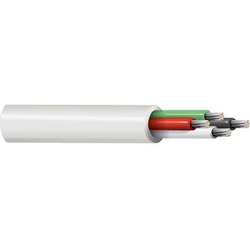 Multi-Pair Cable, 1 Pair, 22 AWG, 7x30 Strands, Tinned Copper, Teflon (FEP) Insulation, Flamarrest Jacket