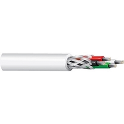Multi-Conductor Cable, 1 Conductors, 22 AWG, 19x34 Strands, Silver Plated Copper, Teflon (TFE) Insulation, Teflon (TFE) Jacket