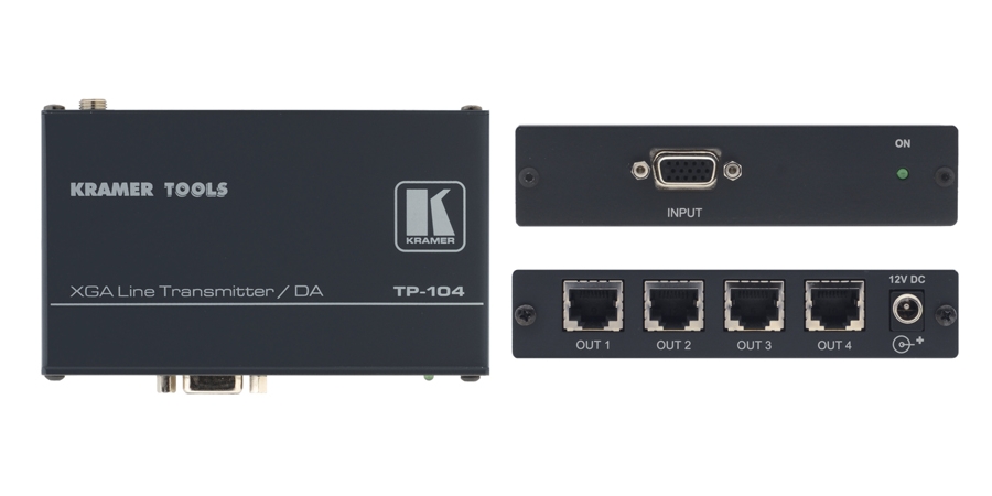 Twisted Pair Transmitter and Distribution Amplifier, WUXGA; 1080 Pixels ...