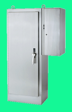 Disconnect Enclosure, 2289mm H x 2350mm W x 613mm D, 14 ga