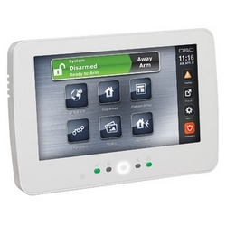 White 7" Hardwired Touch Screen Keypad for PowerSeries NEO Control Panels