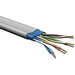 Multi-Conductor - Category 6 DataTuff Twisted Pair Cable 4-Pair 23 AWG PP PVC PVC Black