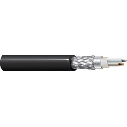 Twinax - Twinaxial Cable 2 22 AWG FHDPE Shield PVC Black