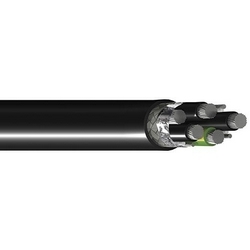 Multi-Conductor - 1000V UL Flexible Motor Supply Cable 10 AWG/4C XLPE SH PVC Black