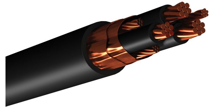VFD Cable, 0.460 in. OD, 3, Tinned Copper, 12 AWG, 7x20, 7x24 Conductor ...