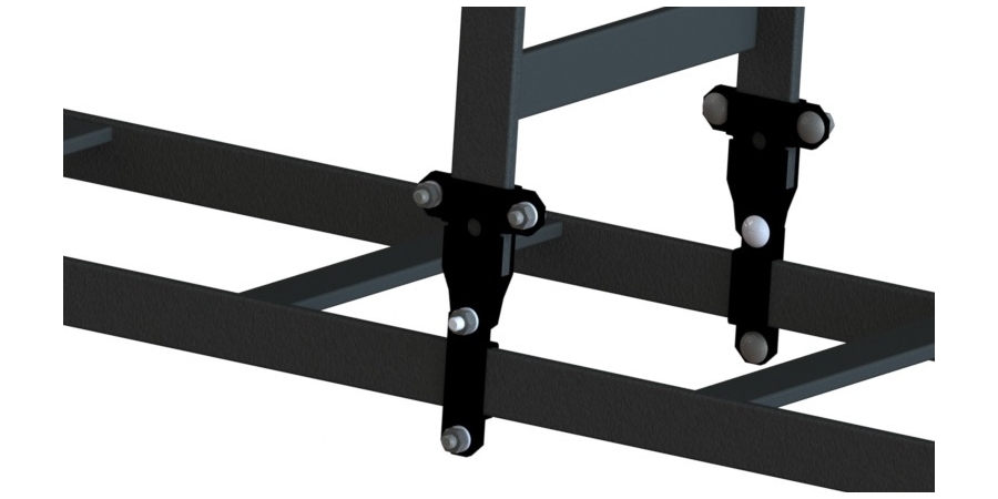 Vertical Swivel Splice Kit,Steel,Zinc and Powder Coated,Black,UL