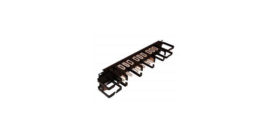 Cable Manager,Horizontal Cable Management,Ring Cable Management,Black ...