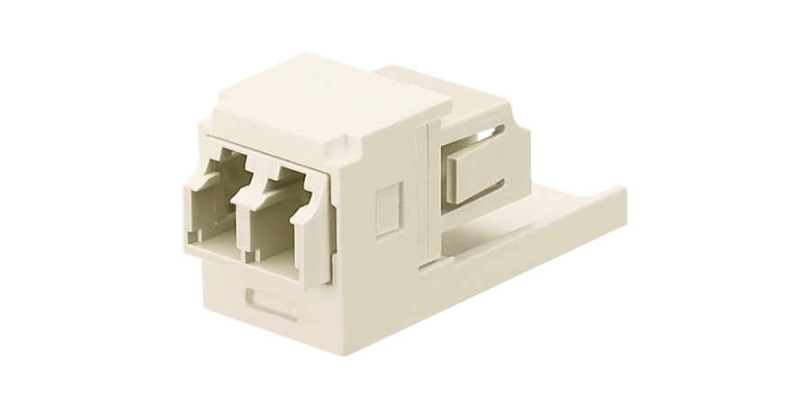 Mini-Com LC Adapter Module Multimode Duplex Aqua Black