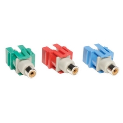 Component Video Keystone Snap-In Module Kit ( R, G, B )