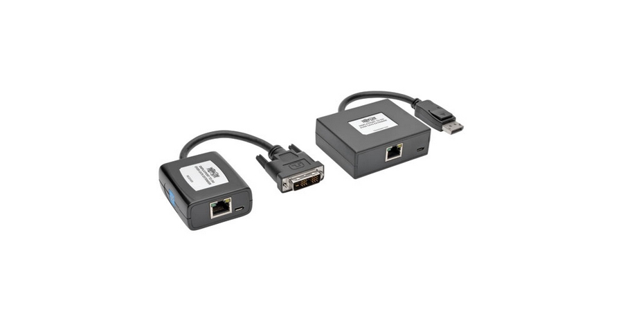 DISPLAYPORT DVI OVER CAT5/6 ACTIVE EXTENDER TRANS/REC B150-1A1-DVI