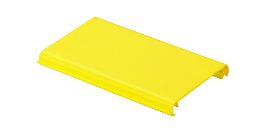 Fiber Routing Cover, Yellow, Length 6 ft.